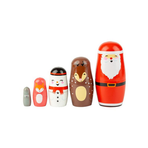 Option2 Traditional Santa Nesting Dolls Option2 Traditional Santa Nesting Dolls