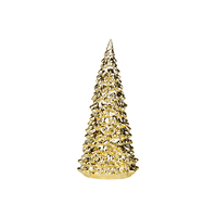 Ceramic Gold Fir Tree 8 Inch