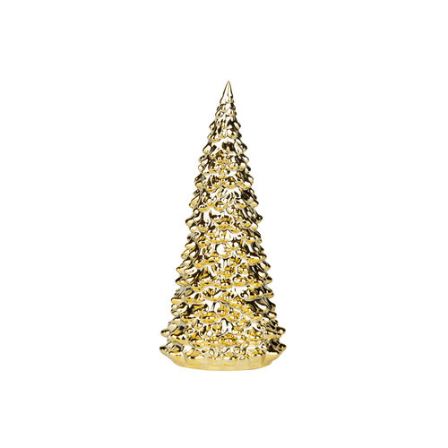 Option2 Ceramic Gold Fir Tree 8 Inch