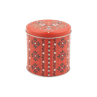 Cookie Tin Small Red Scandi Heart