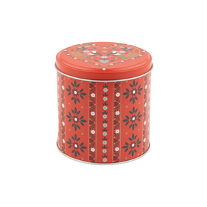 Option2 Cookie Tin Small Red Scandi Heart Option2 Cookie Tin Small Red Scandi Heart