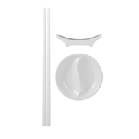 Chopstick Set White Porcelain MW