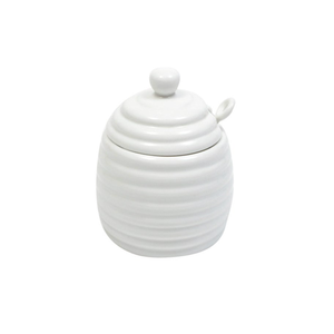 Maxwell And Williams Honey Pot With Dipper White MW
