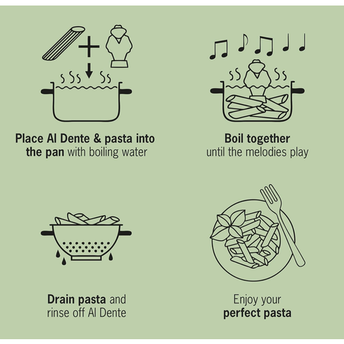BrainStream Al Dente Singing Pasta Timer