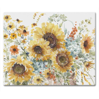 Glass Counter Saver Sunflowers Forever Large