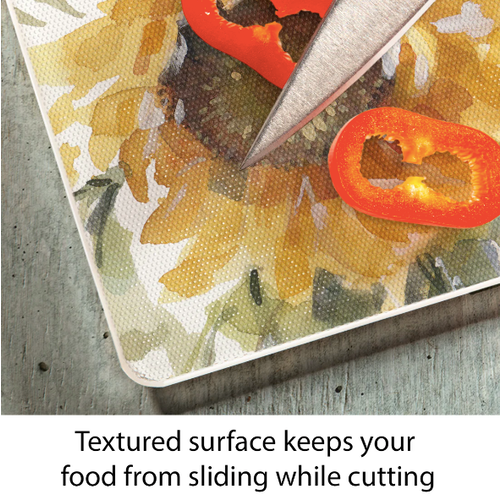 CounterArt Glass Counter Saver Sunflowers Forever Large