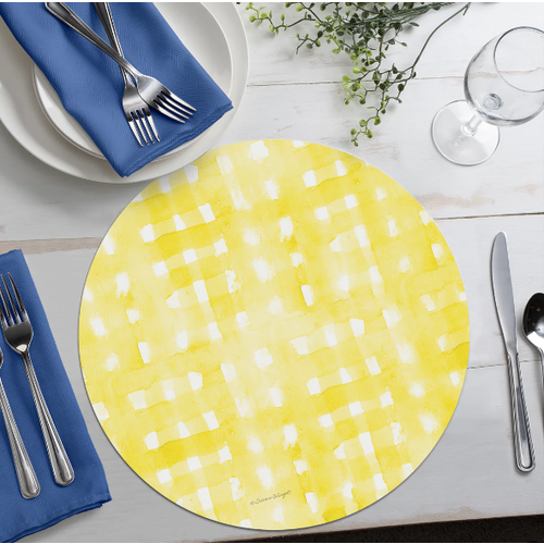 CounterArt Placemat Reversible Round Sunflower Gallery