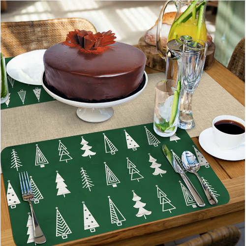 CounterArt Placemat Reversible Scandi Christmas CounterArt Placemat Reversible Scandi Christmas