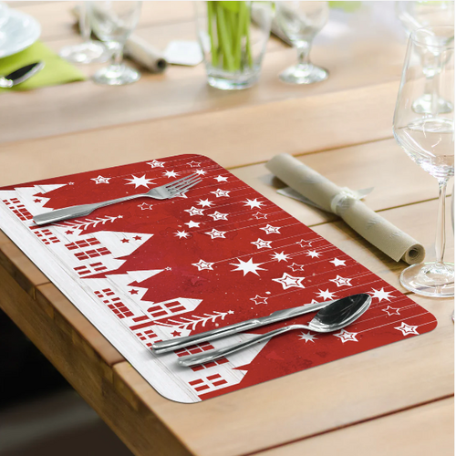 CounterArt Placemat Reversible Scandi Christmas CounterArt Placemat Reversible Scandi Christmas
