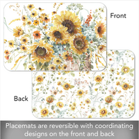 Placemat Reversible Sunflowers Forever