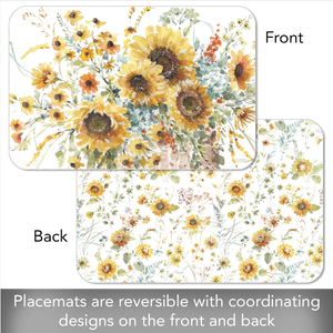 CounterArt Placemat Reversible Sunflowers Forever