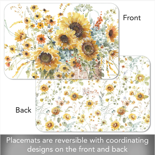 CounterArt Placemat Reversible Sunflowers Forever