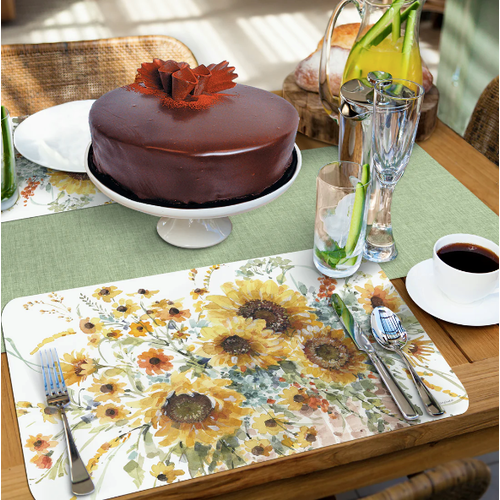 CounterArt Placemat Reversible Sunflowers Forever