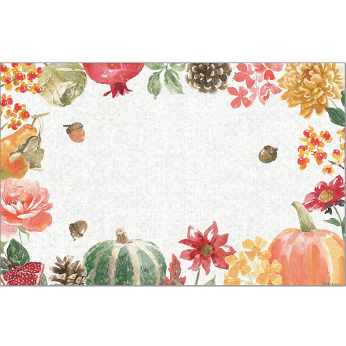 CounterArt Placemats Premium Paper Harvest 24 Pack