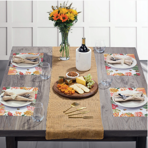CounterArt Placemats Premium Paper Harvest 24 Pack