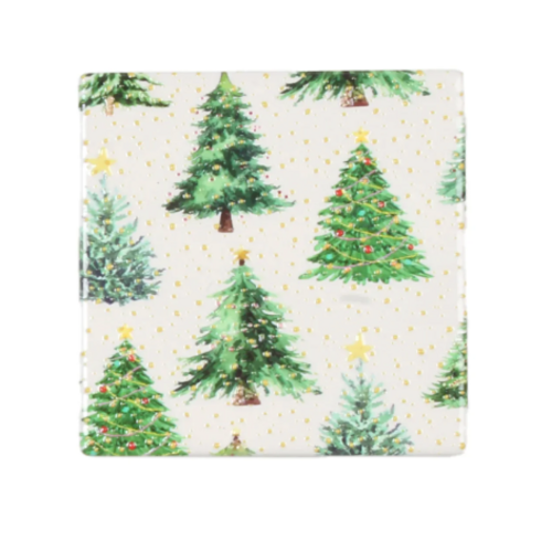 Harman Coasters Ceramic Confetti Trees Set of 6 Harman Coasters Ceramic Confetti Trees Set of 6