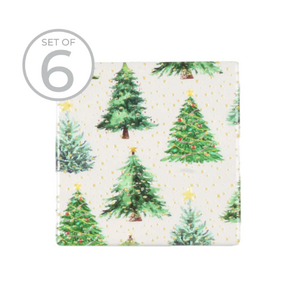 Harman Coasters Ceramic Confetti Trees Set of 6 Harman Coasters Ceramic Confetti Trees Set of 6