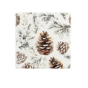 Harman Coasters Ceramic Pinecone Fir Set of 6 Harman Coasters Ceramic Pinecone Fir Set of 6