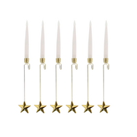 LED Candle Hanging Star Set of 6