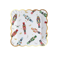 Merry Nutcrackers Dessert Paper Plates Set of 8