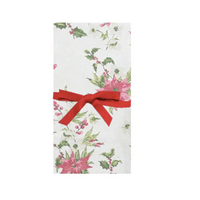 Napkin Shimmer Poinsettia