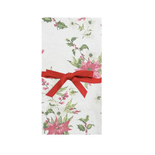 Harman Napkin Shimmer Poinsettia Harman Napkin Shimmer Poinsettia