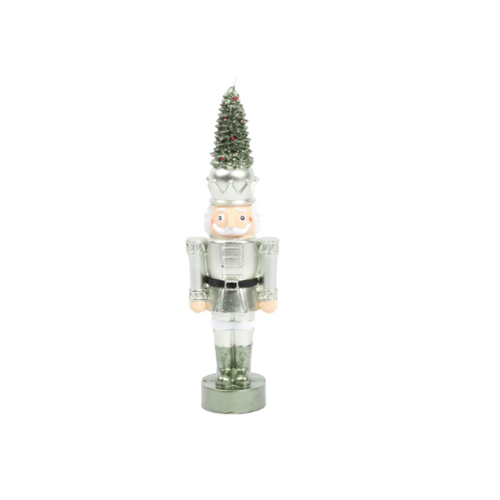 Harman Nutcracker Tree Shaped Candle Green Harman Nutcracker Tree Shaped Candle Green