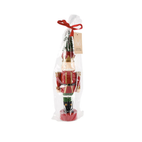 Harman Nutcracker Tree Shaped Candle Red Harman Nutcracker Tree Shaped Candle Red