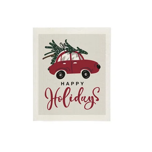 Harman Swedish Cloth Happy Holidays Car Harman Swedish Cloth Happy Holidays Car