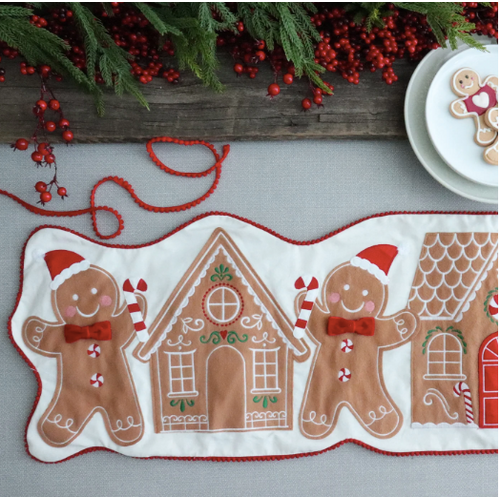 Harman Table Runner Gingerbread 54 x 17 Inch Harman Table Runner Gingerbread 54 x 17 Inch