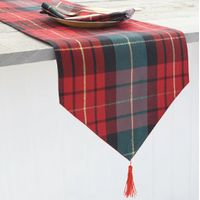 Table Runner Traditional Check 72 x 13 Inch
