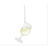 Cheer Donnay Wine Glass Ornament