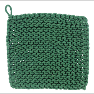 Ganz Crochet Pot Holder Green