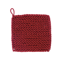 Crochet Pot Holder Red