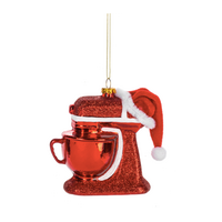 Red Glitter Mixer Ornament