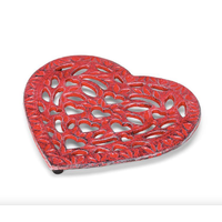 Trivet Heart Cast Iron