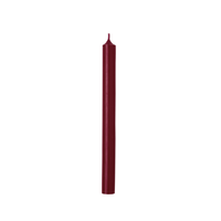 Candle 10” Column Plum Red Germany