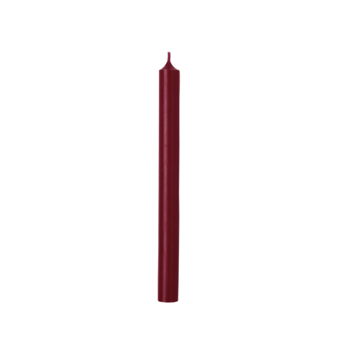 IHR Candle 10” Column Plum Red Germany