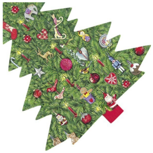 IHR Napkin Lunch Paper Cut Out Bright Christmas Tree IHR Napkin Lunch Paper Cut Out Bright Christmas Tree