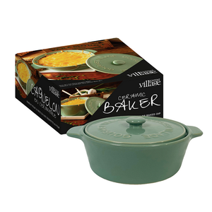Gourmet du Village Brie Baker Sage Green
