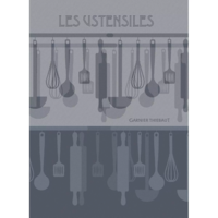 Garnier Thiebaut Tea Towel Les Ustensils Denim