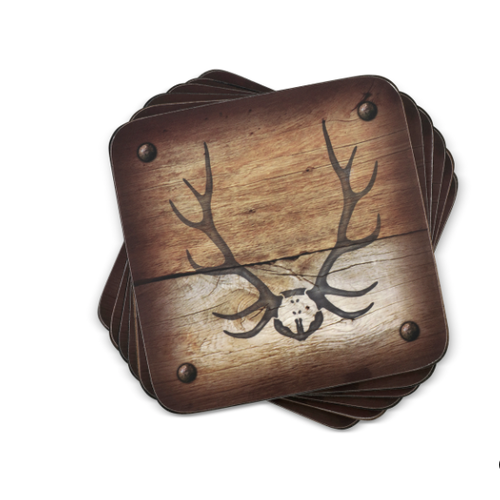 Pimpernel Coasters Lodge Set of 6