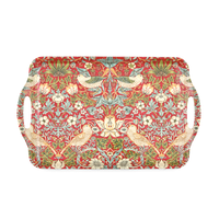 Tray Large Melamine Handled Red Strawberry Thief