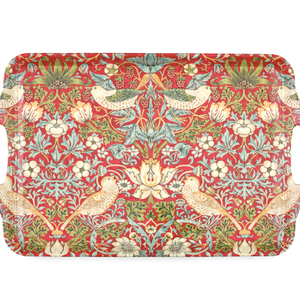 Pimpernel Tray Large Melamine Handled Red Strawberry Thief