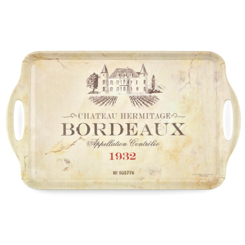 Pimpernel Tray Large Melamine Handled Vin De France