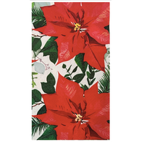 Guest Napkin Paper Floral Christmas