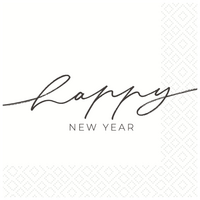 Napkin Cocktail Paper Fresh New Year