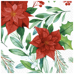 IHR Napkin Cocktail Paper Winter Nature IHR Napkin Cocktail Paper Winter Nature