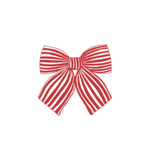 Napkin Cocktail Paviot Noeud Rouge Napkin Cocktail Paviot Noeud Rouge