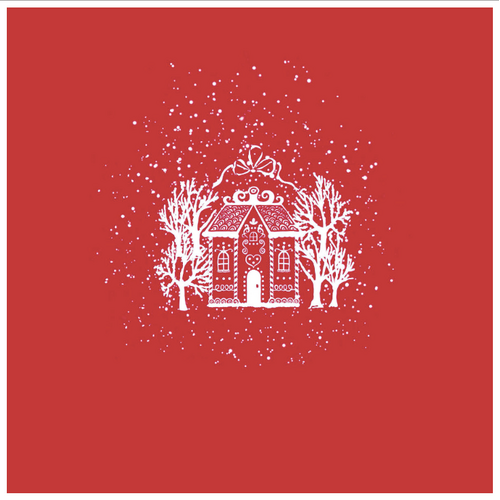 Napkin Dinner Paviot Maison Pain D’Epice Rouge Napkin Dinner Paviot Maison Pain D’Epice Rouge